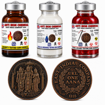 Complete Testing Kit – 3 Chemicals + 1 Testing Coin 🧪🪙